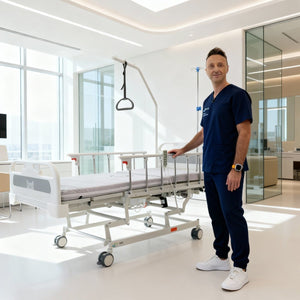 Acti COMFORT PLUS Łóżko elektryczne szpitalne medyczne z regulacją wysokości - Studio Bay
