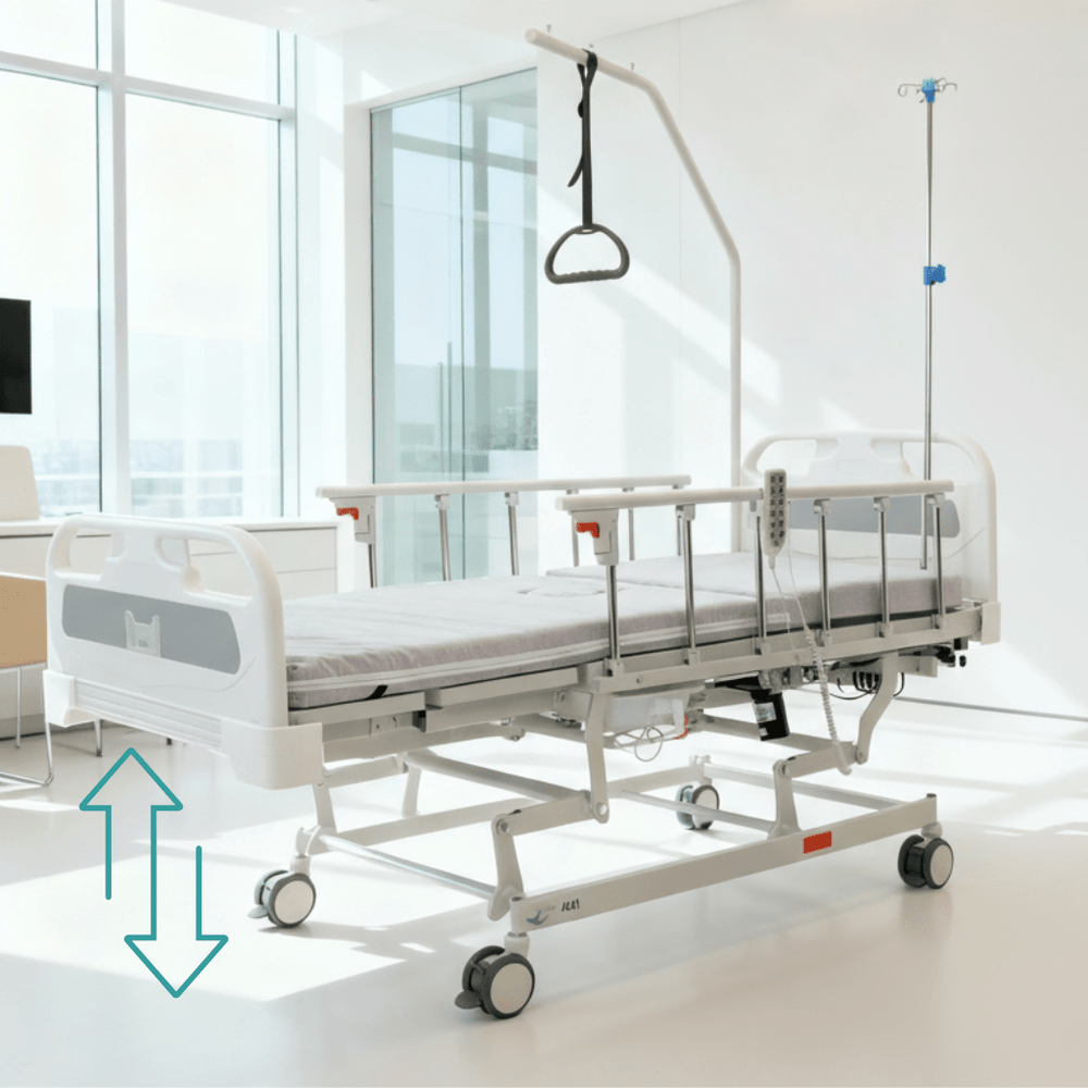 Acti COMFORT PLUS Łóżko elektryczne szpitalne medyczne z regulacją wysokości - Studio Bay