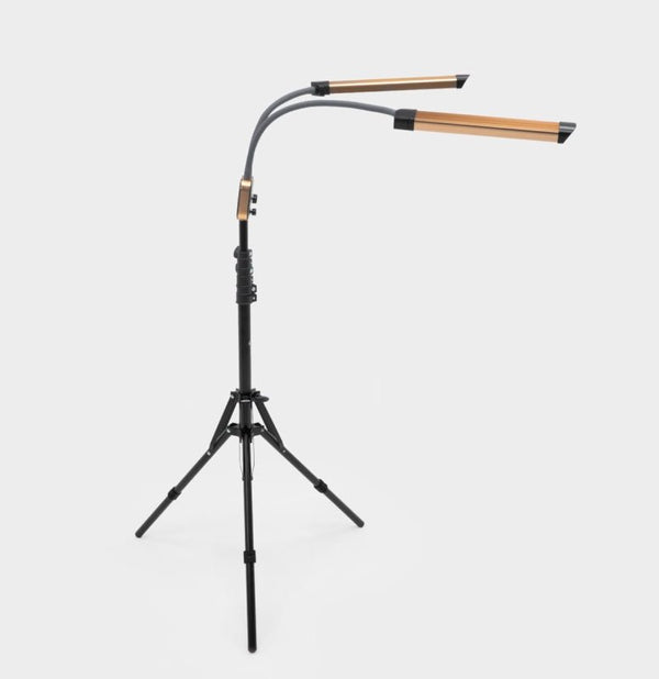 Lampa kosmetyczna dwuramienna Duo Star 2.0 - Rose Gold - Studio Bay