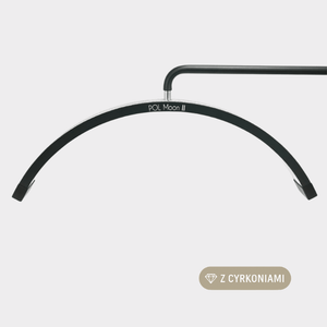 Lampa kosmetyczna POL Moon II - Czarna z cyrkoniami - Studio Bay